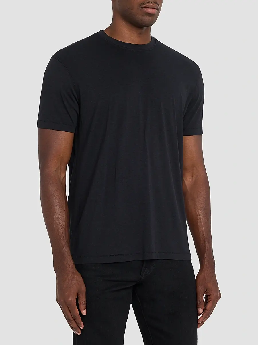 Tom Ford Men's Jersey Crewneck T-Shirt | Thumbnail 4 Tom Ford Men's Jersey Crewneck T-Shirt | Thumbnail 4