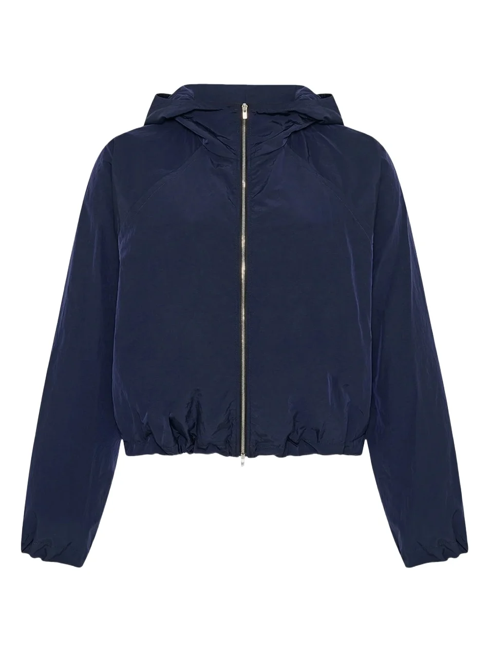 Another Tomorrow Women's Nylon Short Blouson Jacket