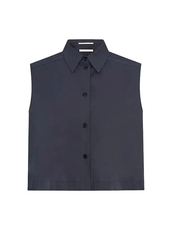 Women's Cropped Sleeveless Shirt