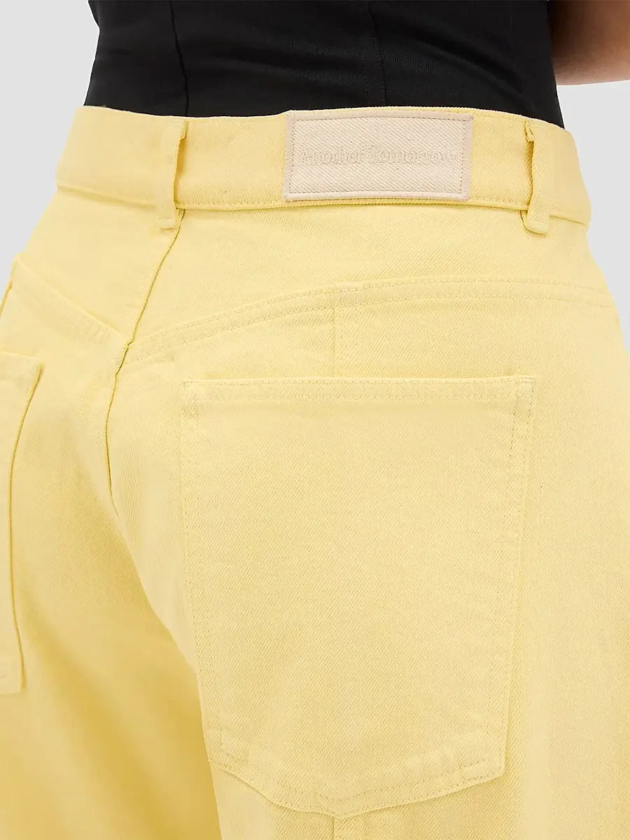 Another Tomorrow Women's Denim Curved Jeans | Thumbnail 5 Another Tomorrow Women's Denim Curved Jeans | Thumbnail 5