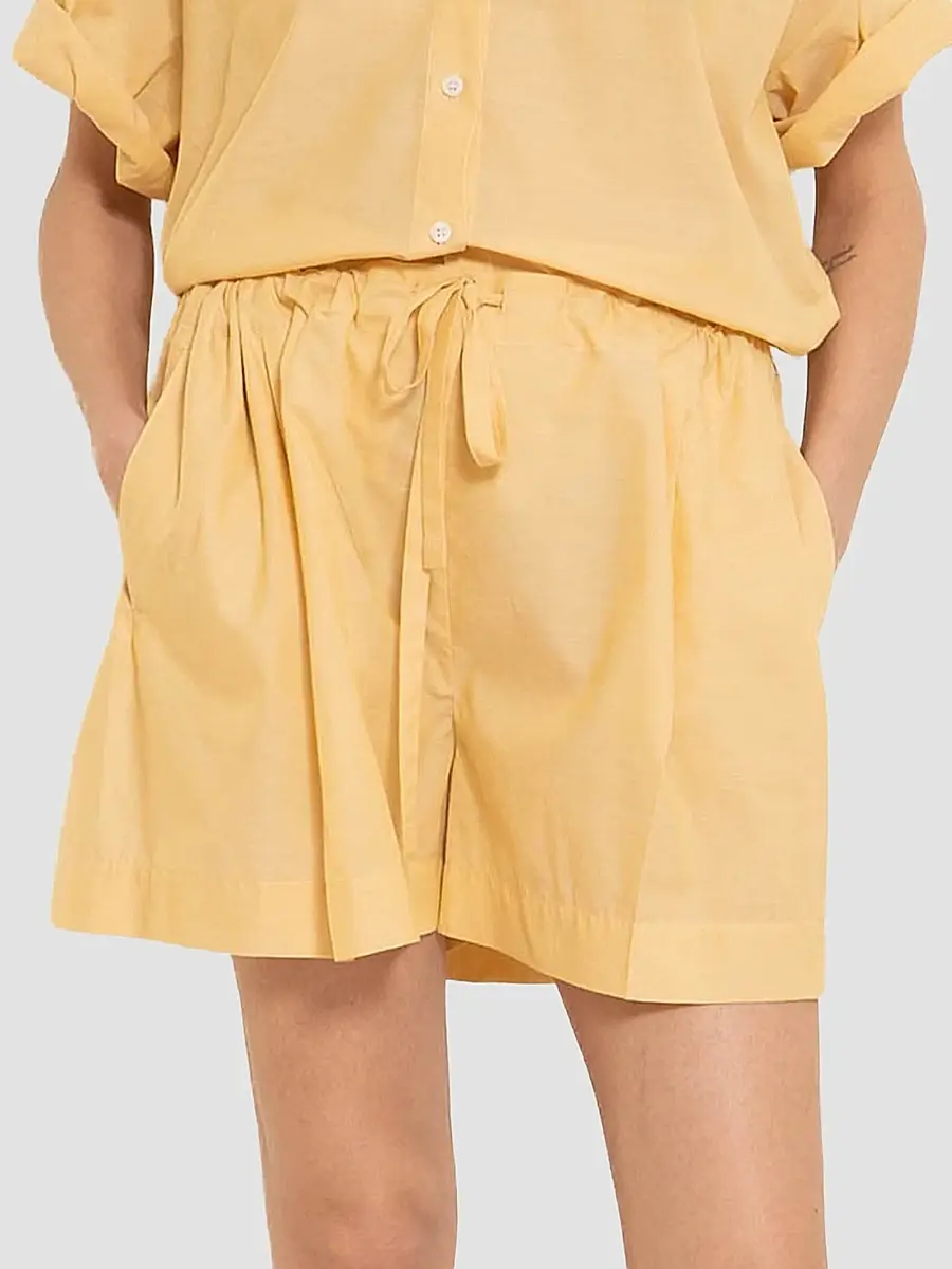 Another Tomorrow Women's Voile Drawcord Short | Thumbnail 2 Another Tomorrow Women's Voile Drawcord Short | Thumbnail 2