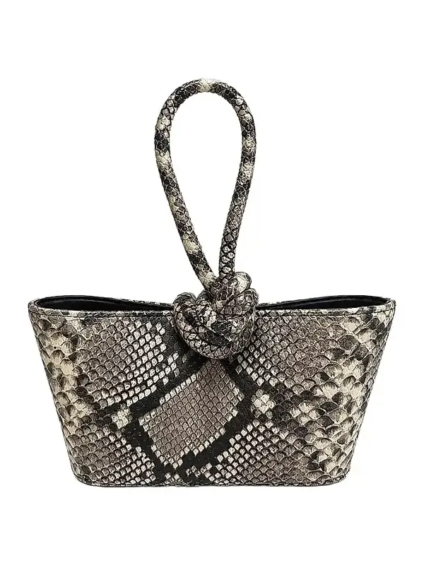Women's The Senna Midi Snake-Embossed Printed Leather Top Handle Bag Women's The Senna Midi Snake-Embossed Printed Leather Top Handle Bag