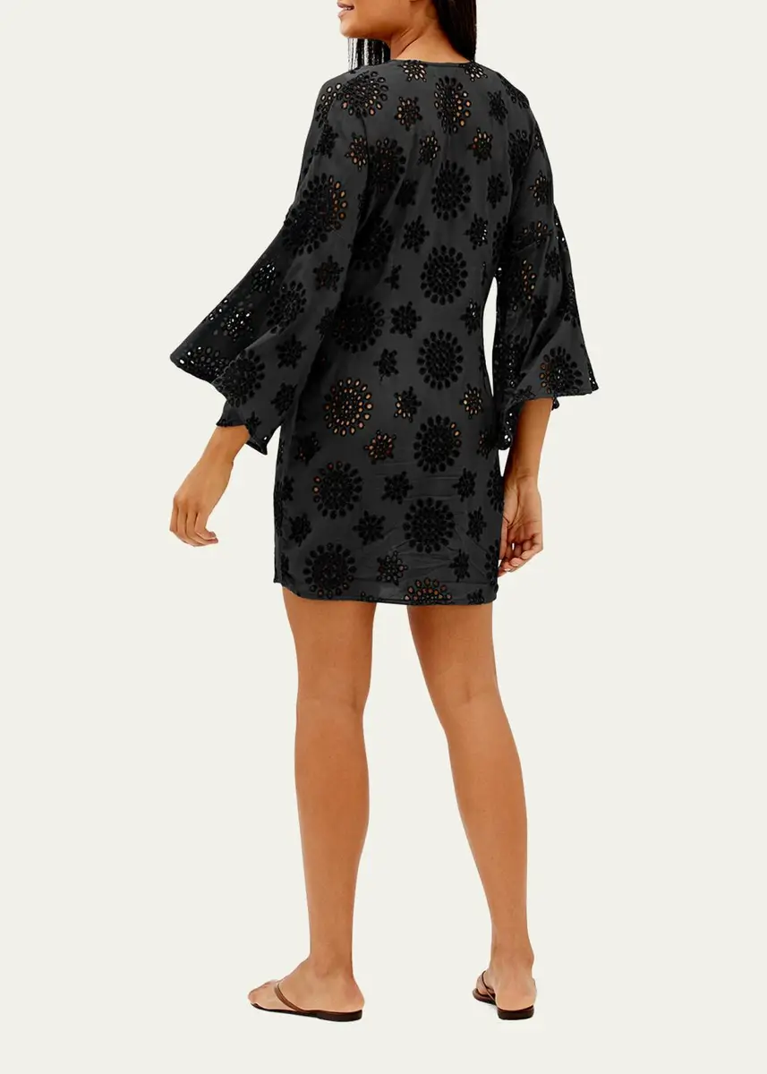 ViX Perola Knot Short Caftan Coverup | Thumbnail 3 ViX Perola Knot Short Caftan Coverup | Thumbnail 3