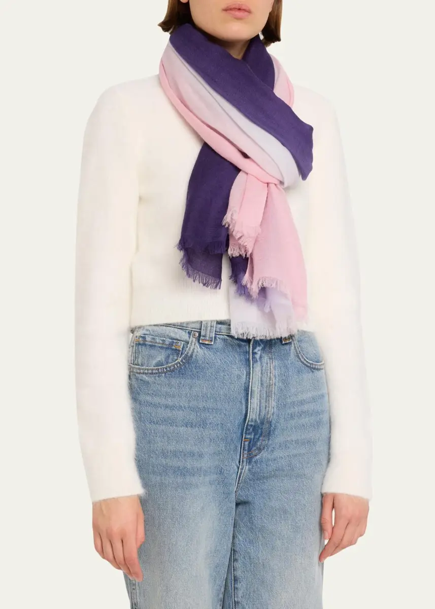 Sofia Cashmere Cashmere Ombre Scarf | Thumbnail 3 Sofia Cashmere Cashmere Ombre Scarf | Thumbnail 3
