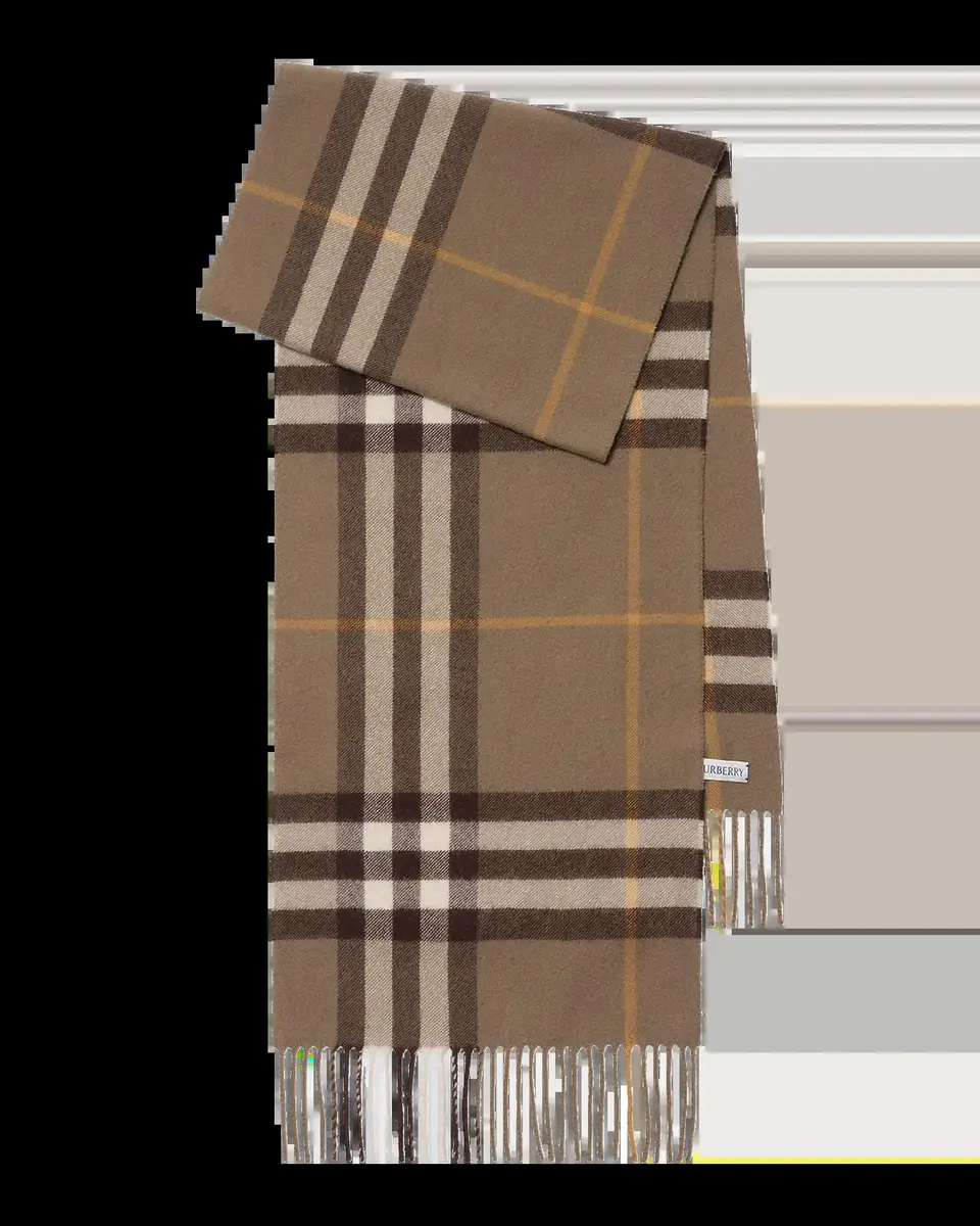 Burberry Check Cashmere Scarf | Thumbnail 3