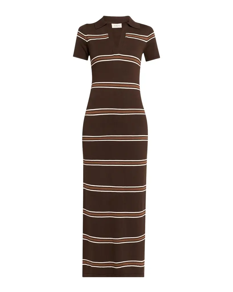 SEROYA Sam Striped Maxi Dress | Image 1 SEROYA Sam Striped Maxi Dress | Image 1
