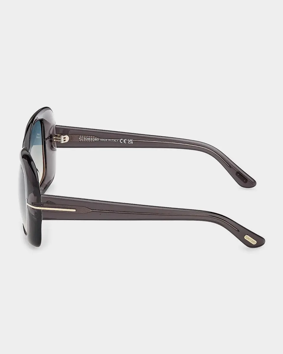 Tom Ford Sandra-02 52MM Square Sunglasses | Thumbnail 4 Tom Ford Sandra-02 52MM Square Sunglasses | Thumbnail 4