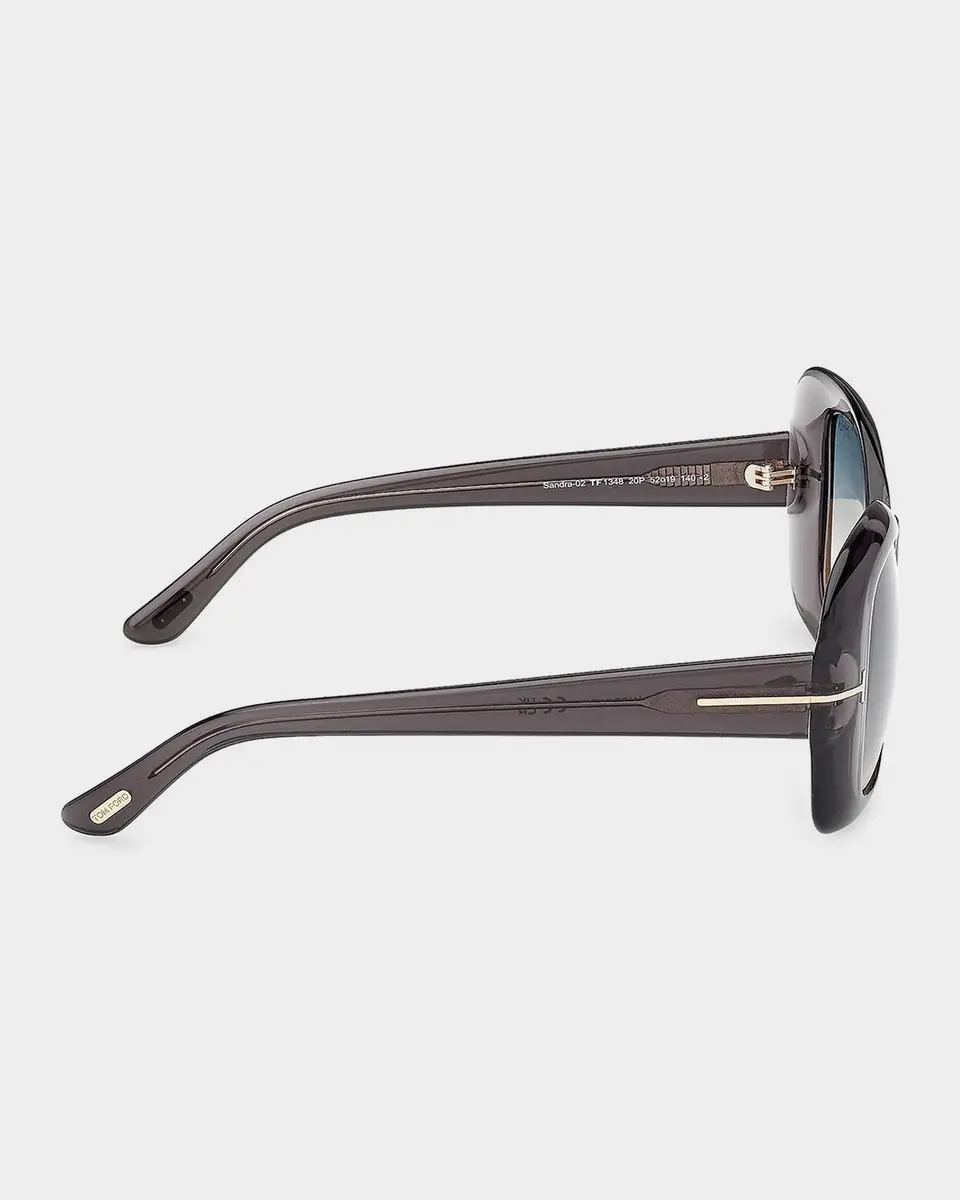 Tom Ford Sandra-02 52MM Square Sunglasses | Thumbnail 5 Tom Ford Sandra-02 52MM Square Sunglasses | Thumbnail 5
