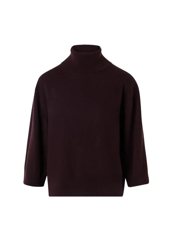 Akris Turtleneck Cashmere 3/4-Sleeve Sweater | Image 1 Akris Turtleneck Cashmere 3/4-Sleeve Sweater | Image 1