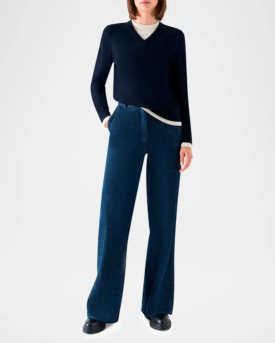 Akris punto Layered Wool-Cashmere Sweater | Thumbnail 2 Akris punto Layered Wool-Cashmere Sweater | Thumbnail 2