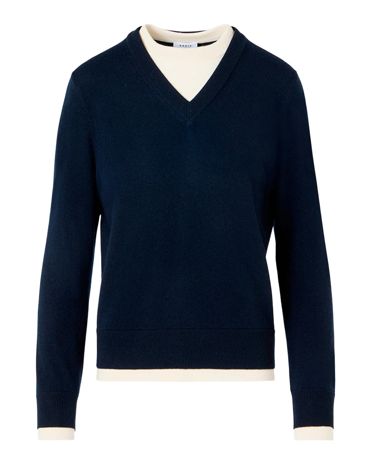 Layered Wool-Cashmere Sweater Layered Wool-Cashmere Sweater