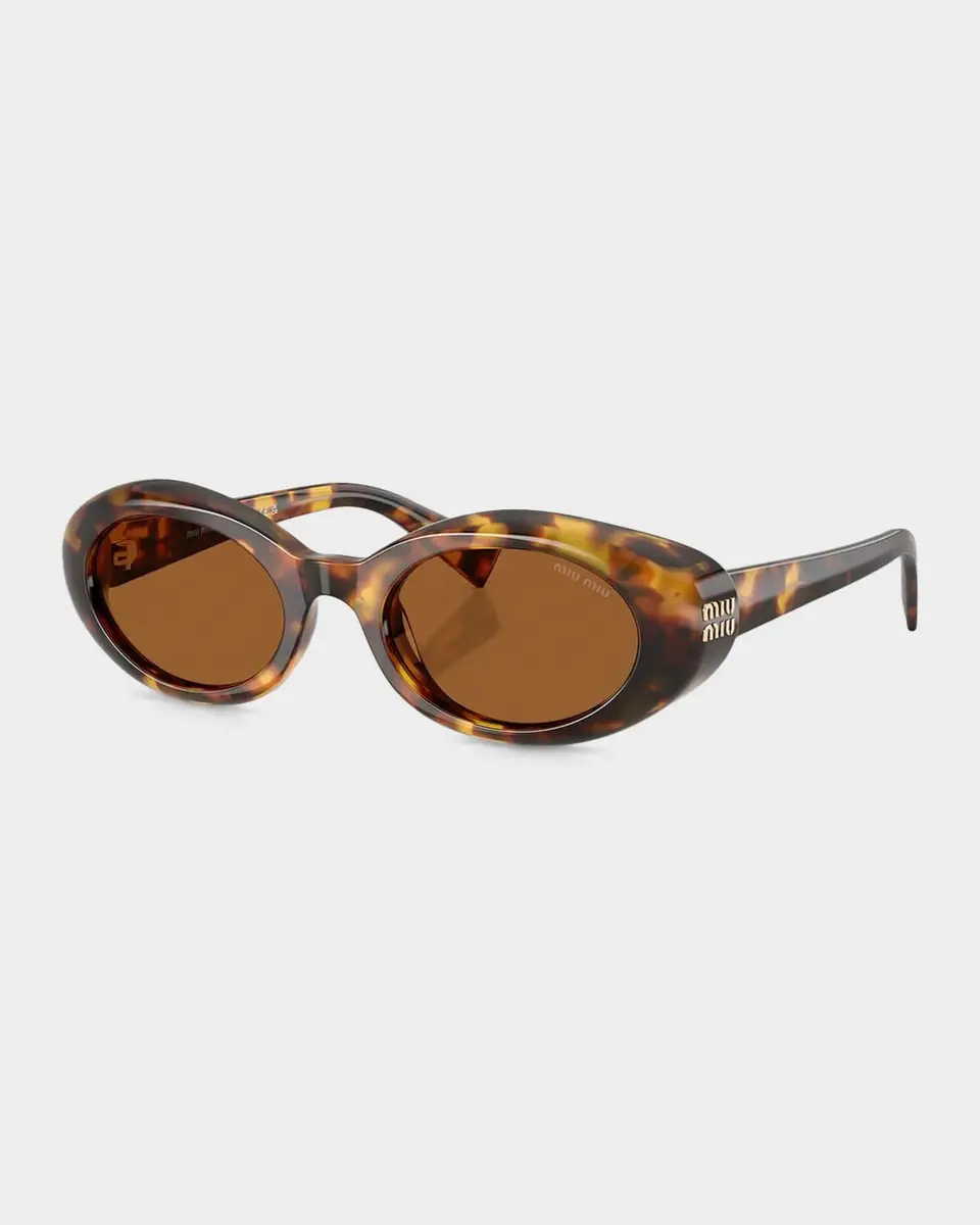 Miu Miu MU B09SF 52MM Oval Sunglasses | Thumbnail 3 Miu Miu MU B09SF 52MM Oval Sunglasses | Thumbnail 3