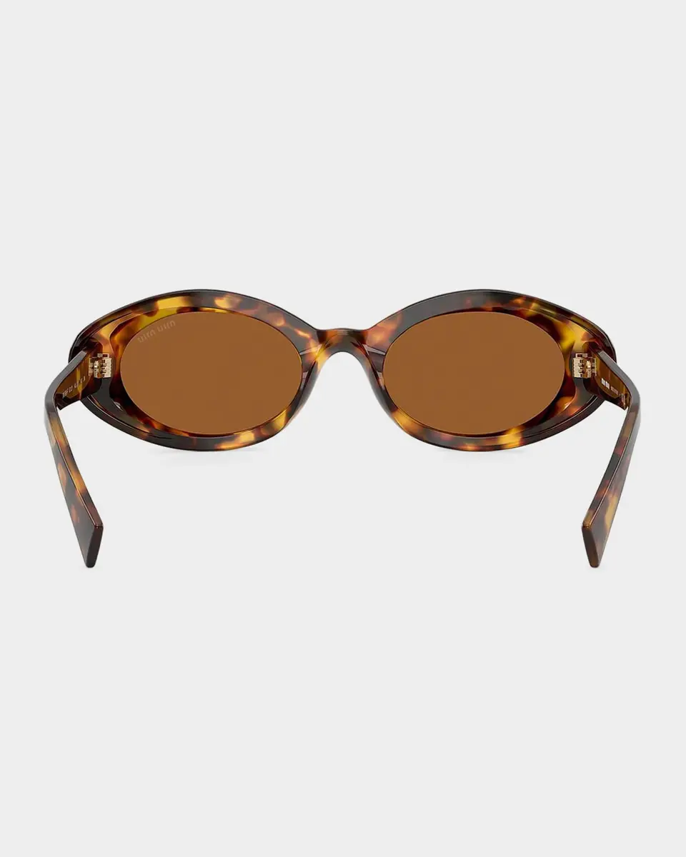 Miu Miu MU B09SF 52MM Oval Sunglasses | Thumbnail 4 Miu Miu MU B09SF 52MM Oval Sunglasses | Thumbnail 4