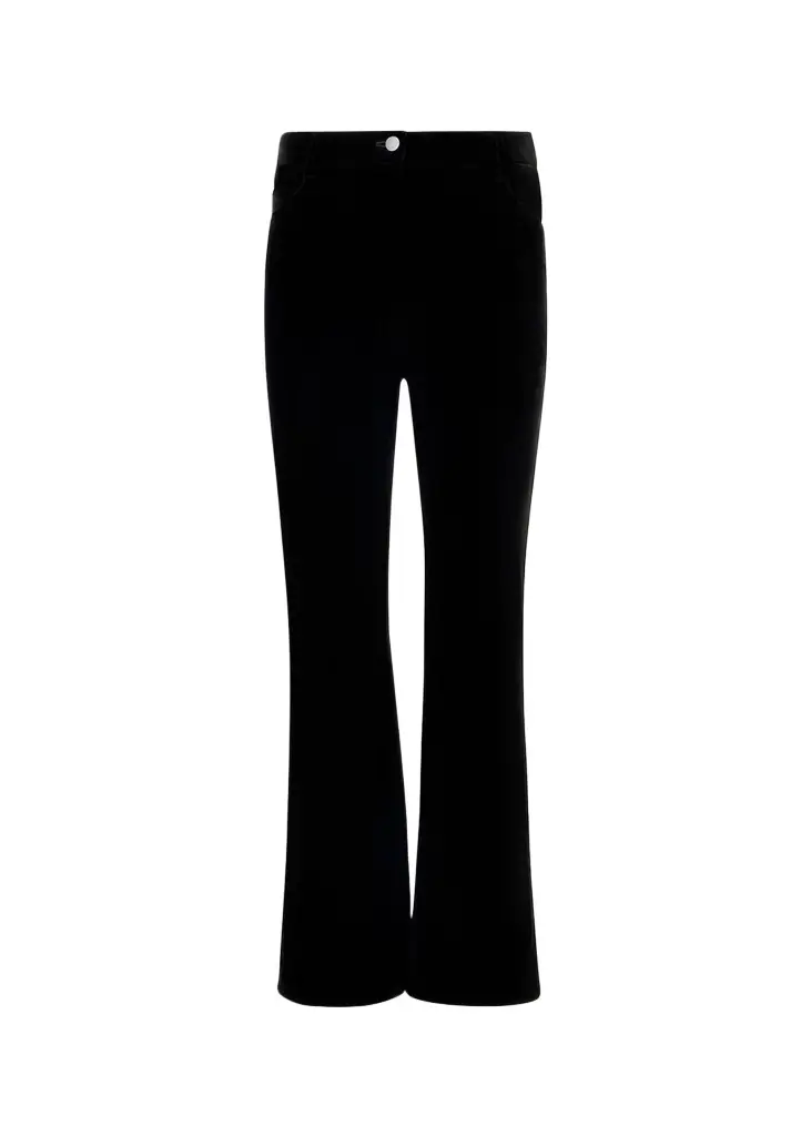 Akris punto Cali Stretch Velvet Bootcut Pants | Image 1 Akris punto Cali Stretch Velvet Bootcut Pants | Image 1