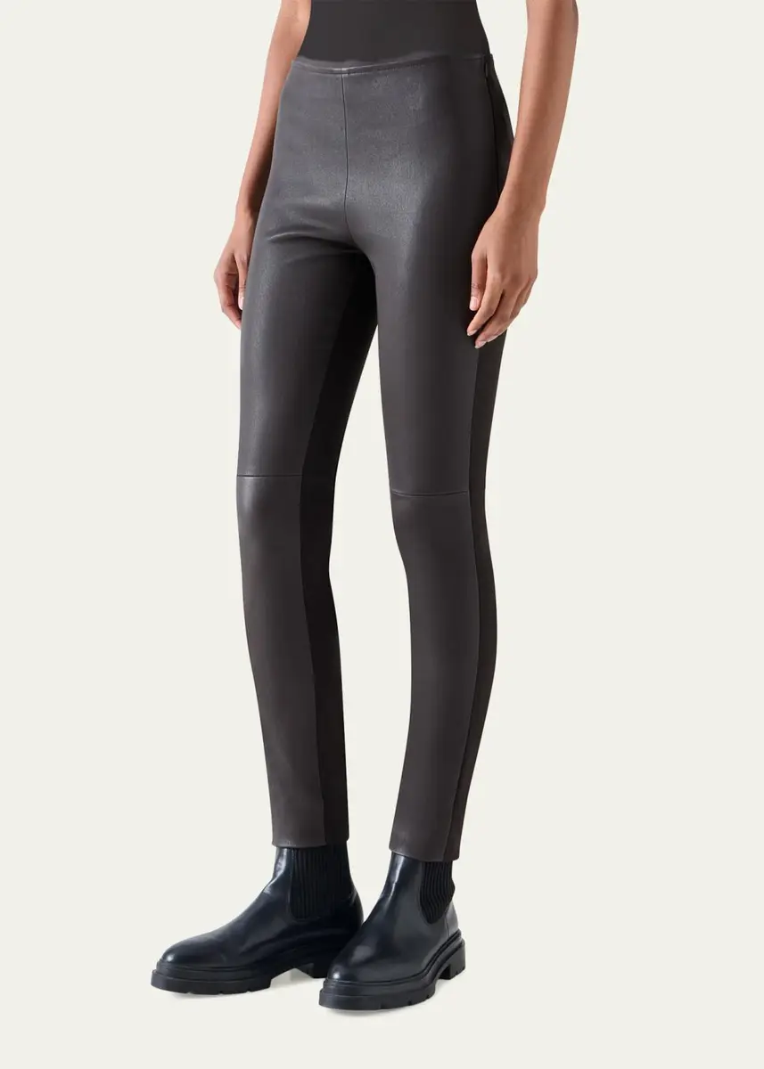 Akris punto Fancy Mix Media Legging Pants | Thumbnail 4 Akris punto Fancy Mix Media Legging Pants | Thumbnail 4