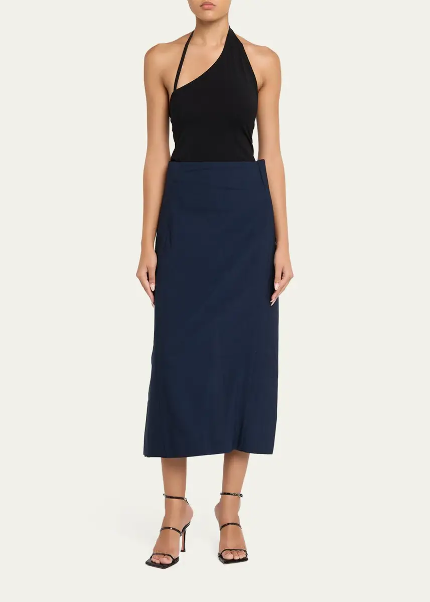 A.W.A.K.E. MODE Paneled Midi Skirt | Thumbnail 2 A.W.A.K.E. MODE Paneled Midi Skirt | Thumbnail 2