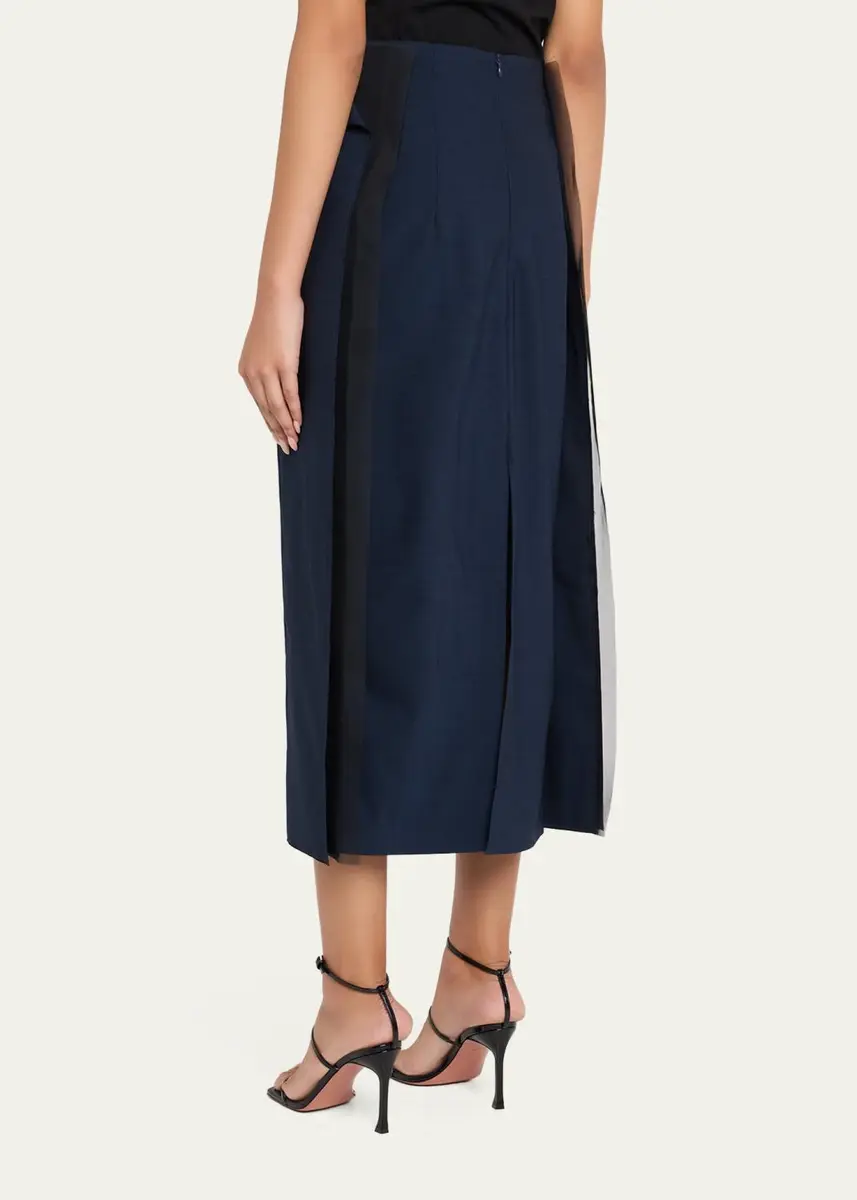 A.W.A.K.E. MODE Paneled Midi Skirt | Thumbnail 3 A.W.A.K.E. MODE Paneled Midi Skirt | Thumbnail 3