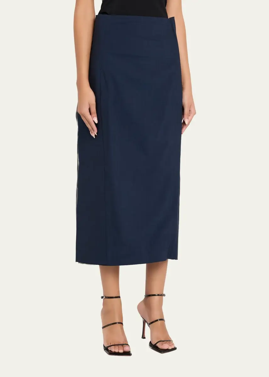 A.W.A.K.E. MODE Paneled Midi Skirt | Thumbnail 4 A.W.A.K.E. MODE Paneled Midi Skirt | Thumbnail 4