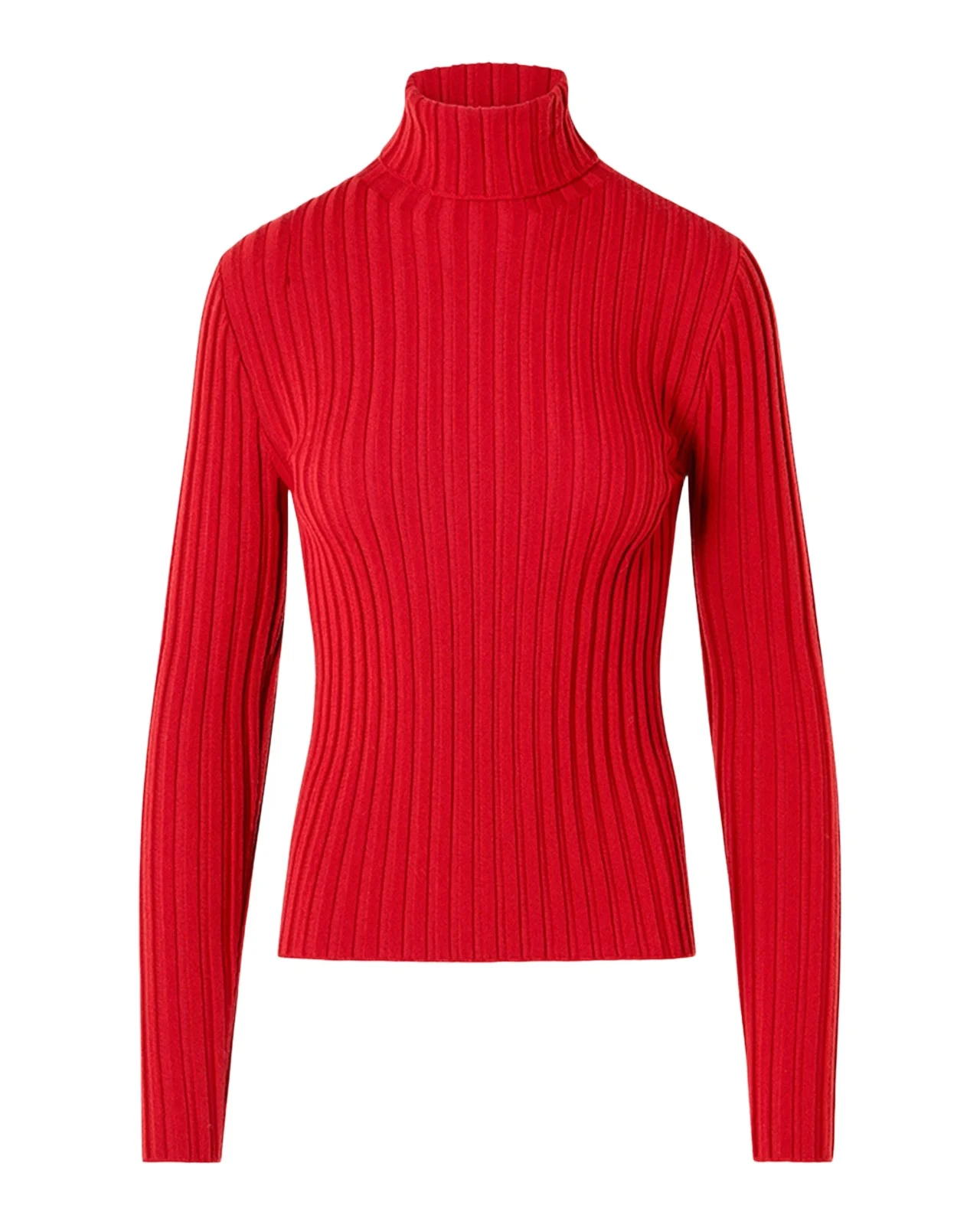 Wool Knit Turtleneck Sweater