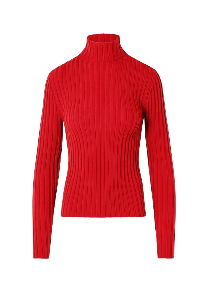 Akris punto Wool Knit Turtleneck Sweater | Image 1 Akris punto Wool Knit Turtleneck Sweater | Image 1