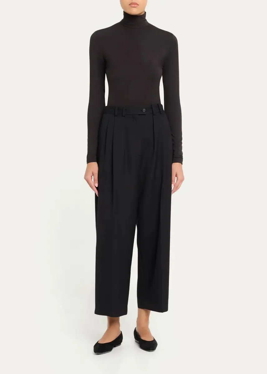Akris punto Mock Neck Long-Sleeve Jersey Top | Thumbnail 2 Akris punto Mock Neck Long-Sleeve Jersey Top | Thumbnail 2