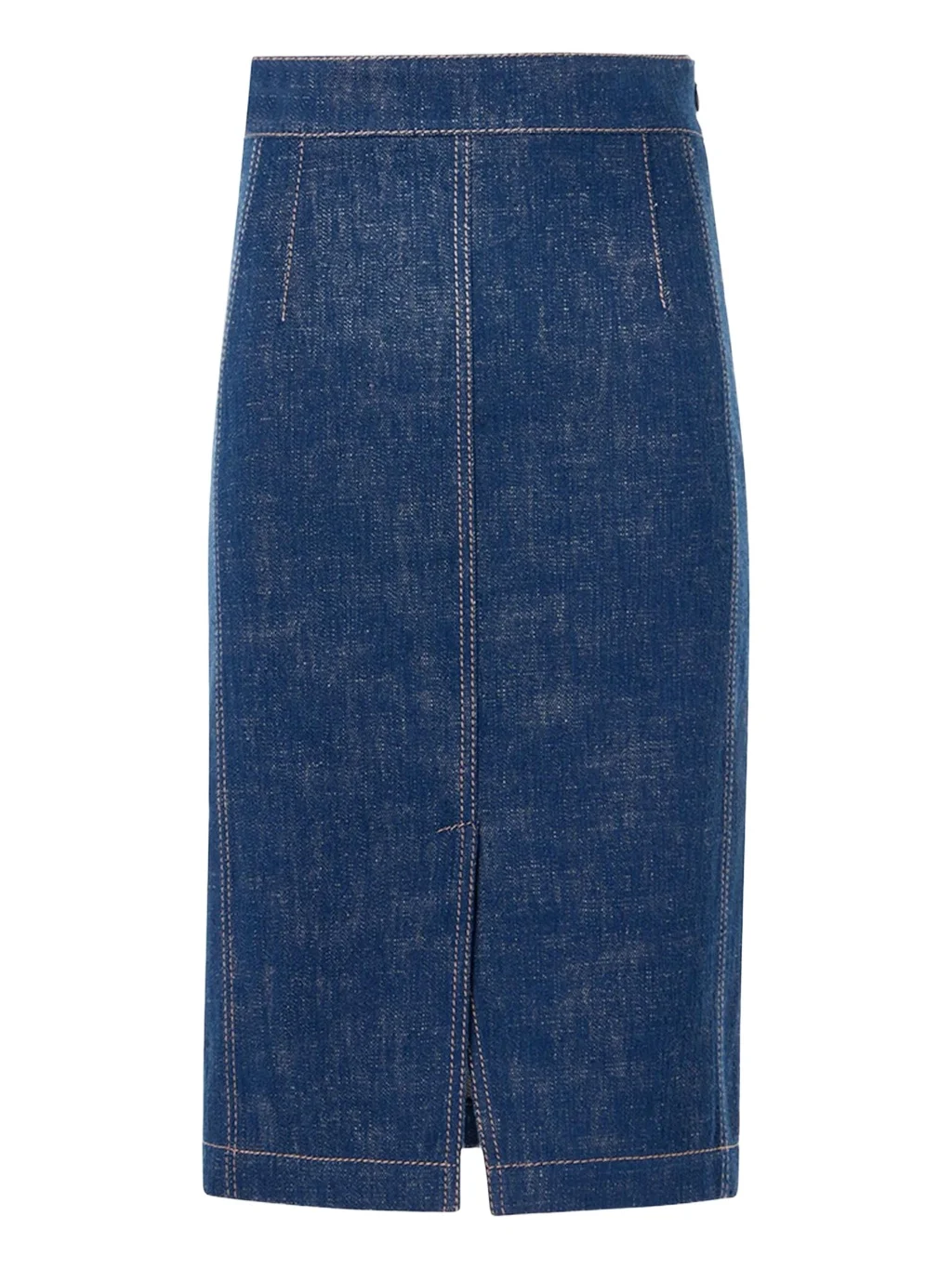 Pencil Winter Denim Midi Skirt Pencil Winter Denim Midi Skirt