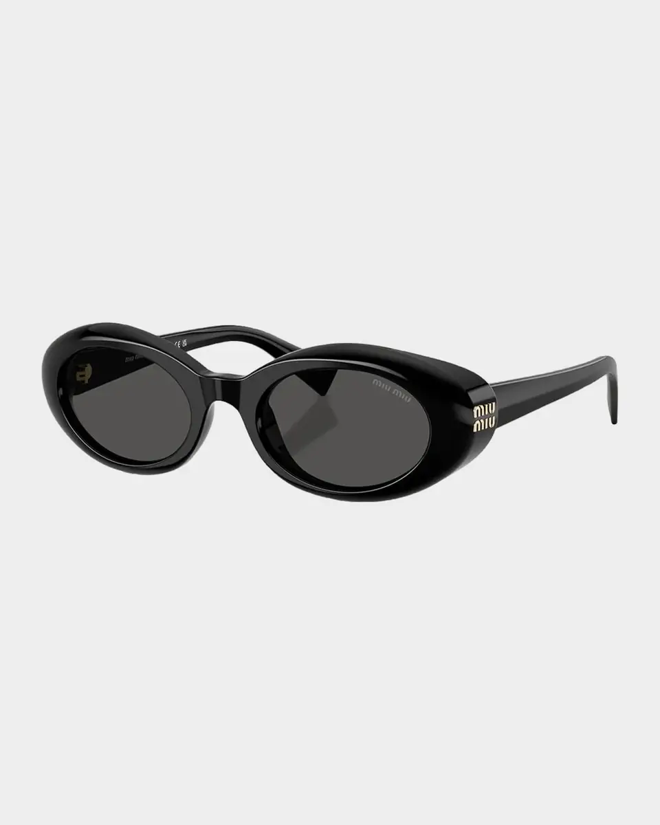 Miu Miu MU B09SF 52MM Oval Sunglasses | Thumbnail 3 Miu Miu MU B09SF 52MM Oval Sunglasses | Thumbnail 3