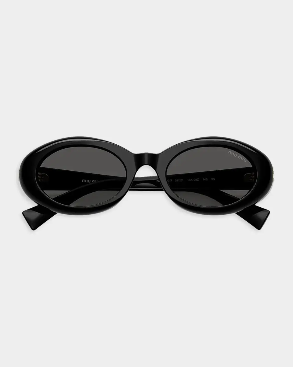 Miu Miu MU B09SF 52MM Oval Sunglasses | Thumbnail 5 Miu Miu MU B09SF 52MM Oval Sunglasses | Thumbnail 5