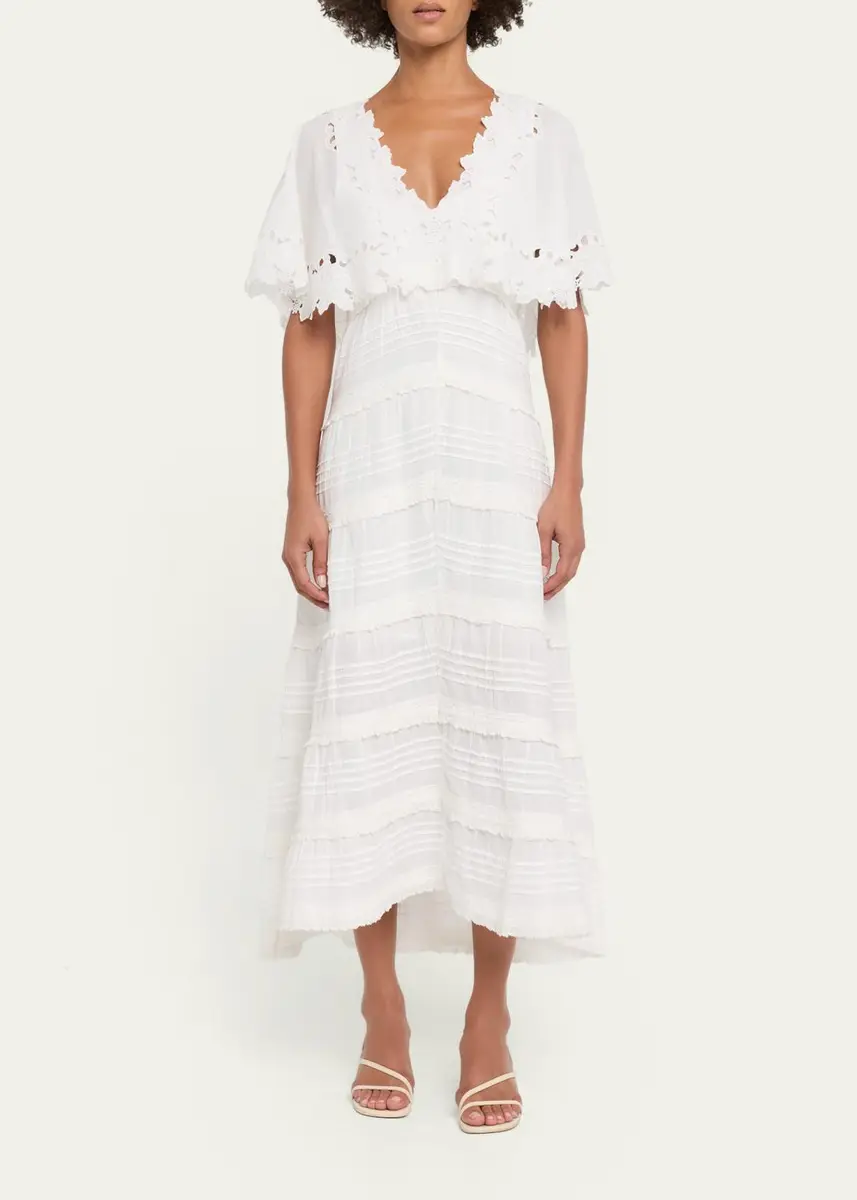 Sea Eleannora Embroidered Midi Dress | Thumbnail 2 Sea Eleannora Embroidered Midi Dress | Thumbnail 2