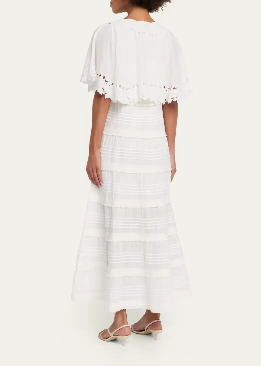 Sea Eleannora Embroidered Midi Dress | Thumbnail 3 Sea Eleannora Embroidered Midi Dress | Thumbnail 3