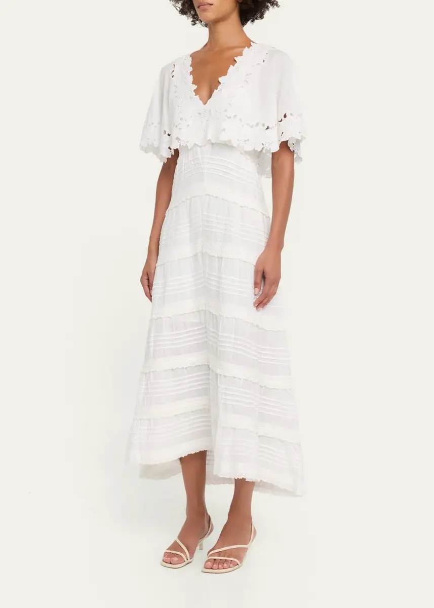 Sea Eleannora Embroidered Midi Dress | Thumbnail 4 Sea Eleannora Embroidered Midi Dress | Thumbnail 4