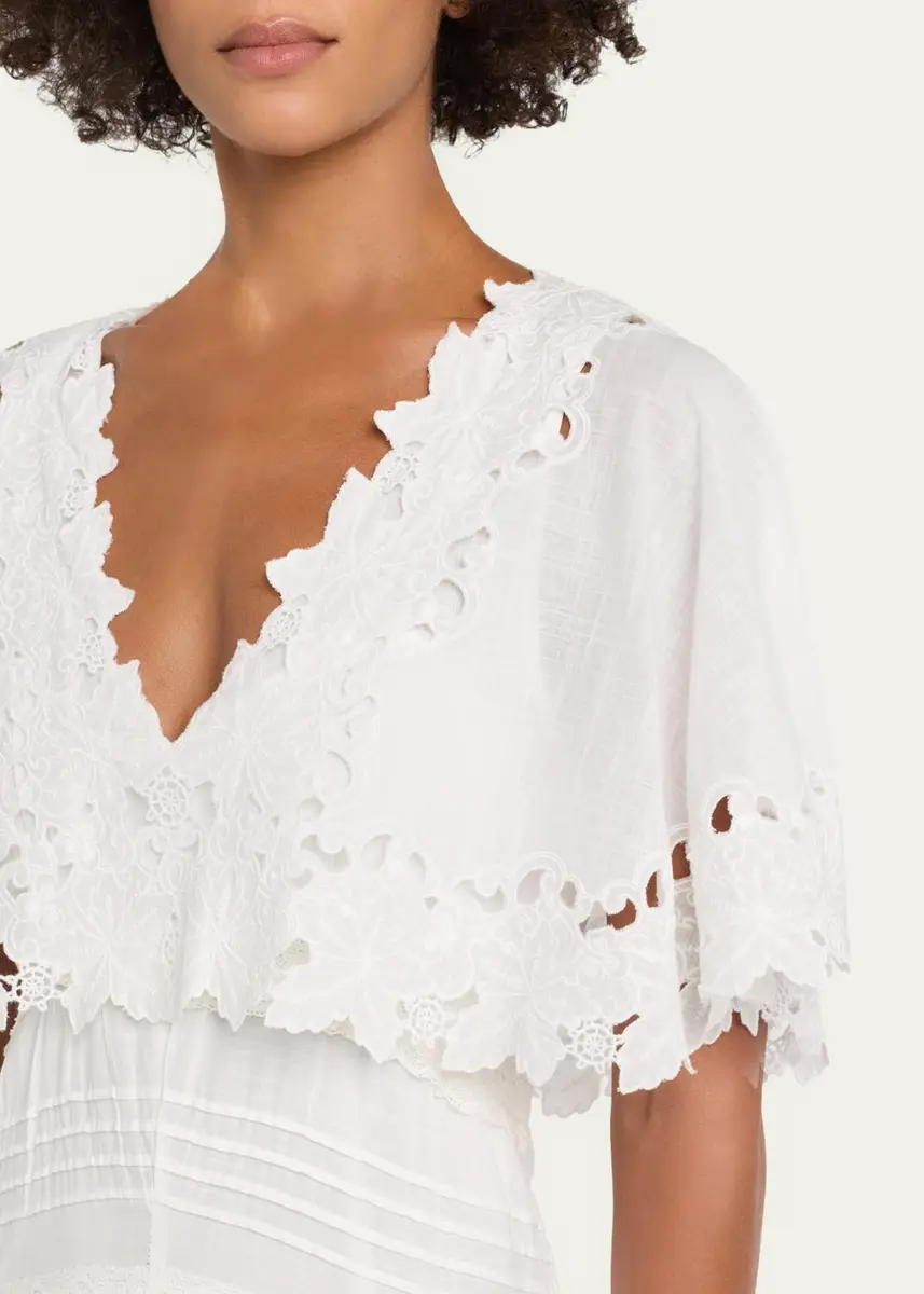 Sea Eleannora Embroidered Midi Dress | Thumbnail 5 Sea Eleannora Embroidered Midi Dress | Thumbnail 5