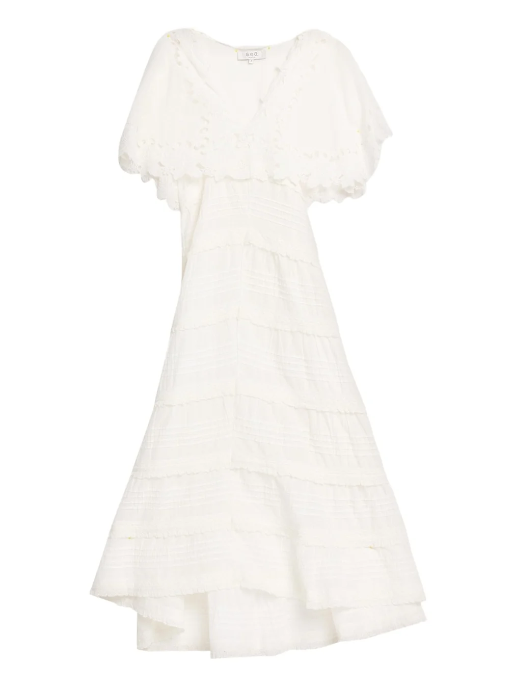 Eleannora Embroidered Midi Dress