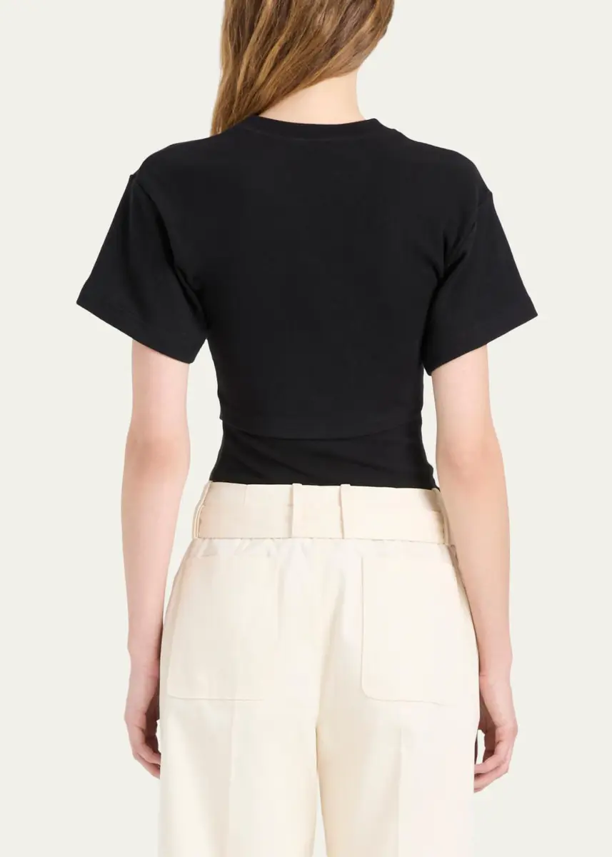 Proenza Schouler Hilma Pleated Cotton-Blend Top | Thumbnail 3 Proenza Schouler Hilma Pleated Cotton-Blend Top | Thumbnail 3