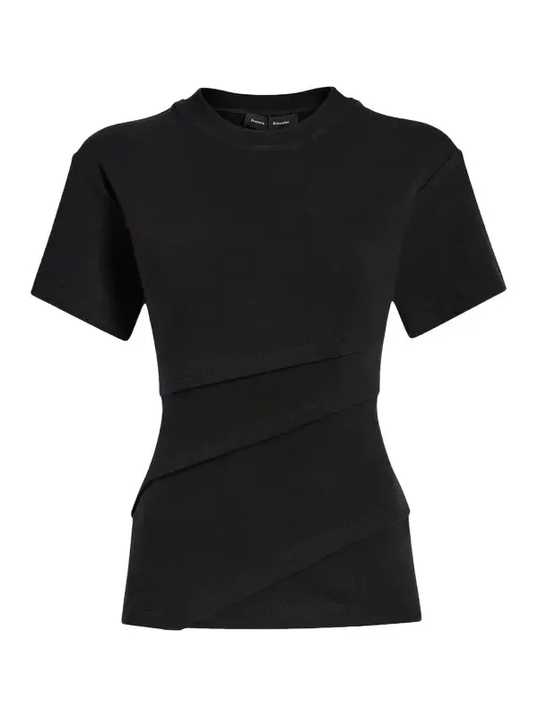 Hilma Pleated Cotton-Blend Top