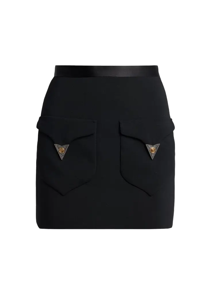 Versace Wool Mini Skirt | Image 1 Versace Wool Mini Skirt | Image 1