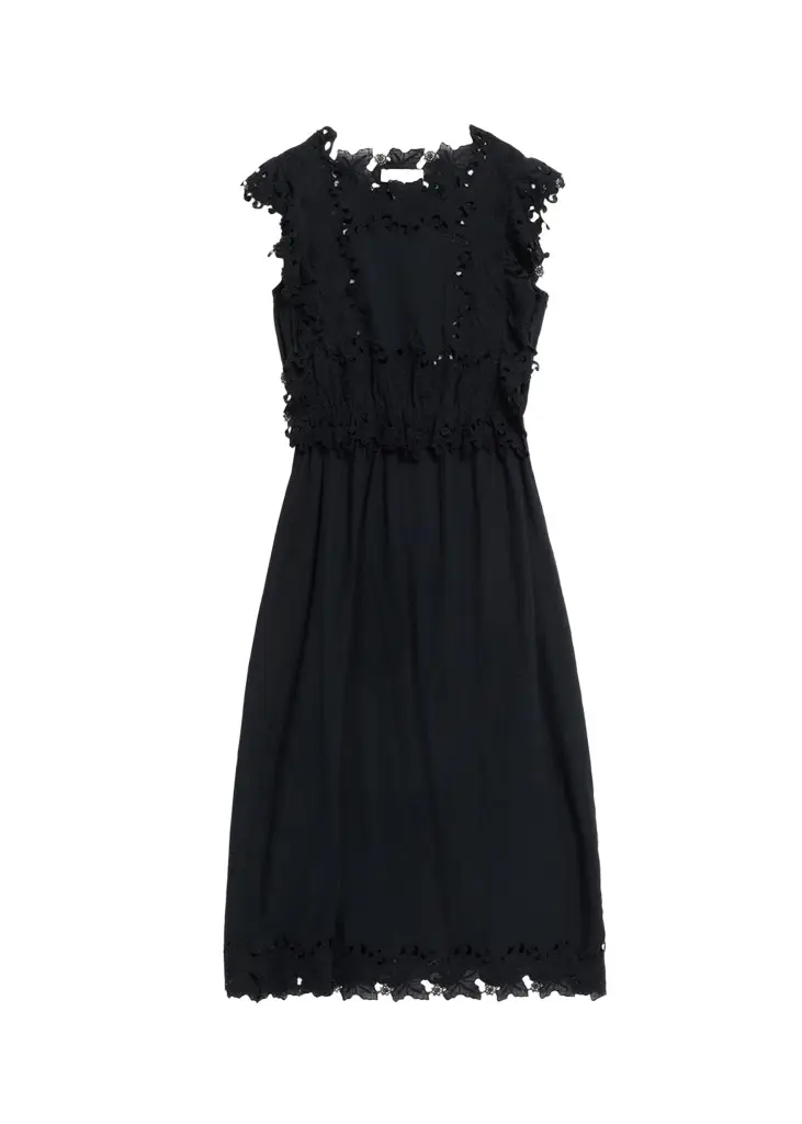 Sea Eleannora Embroidered Midi Dress