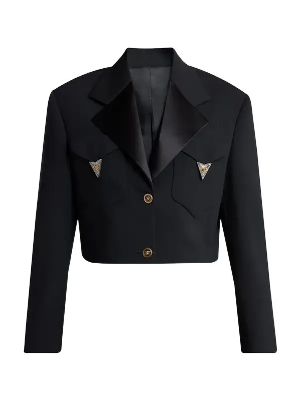 Cropped Informal Wool Jacket Cropped Informal Wool Jacket