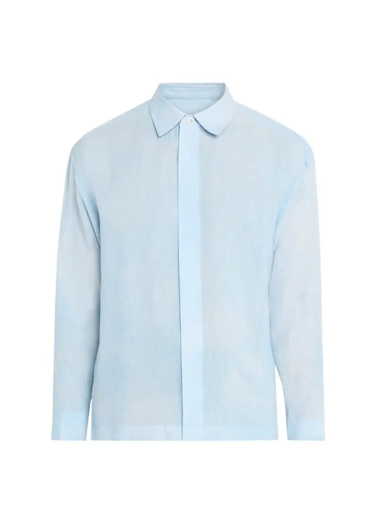 IM MEN Men's Floating Linen Button-Down Shirt | Image 1 IM MEN Men's Floating Linen Button-Down Shirt | Image 1