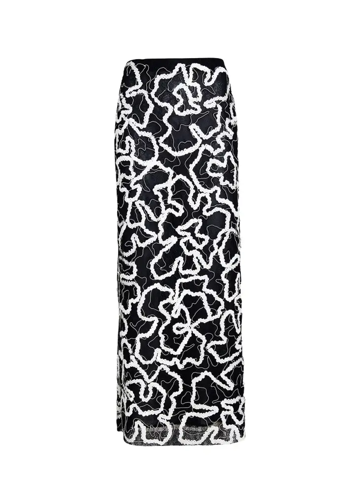 Proenza Schouler Maite Embroidered Column Maxi Skirt | Image 1 Proenza Schouler Maite Embroidered Column Maxi Skirt | Image 1