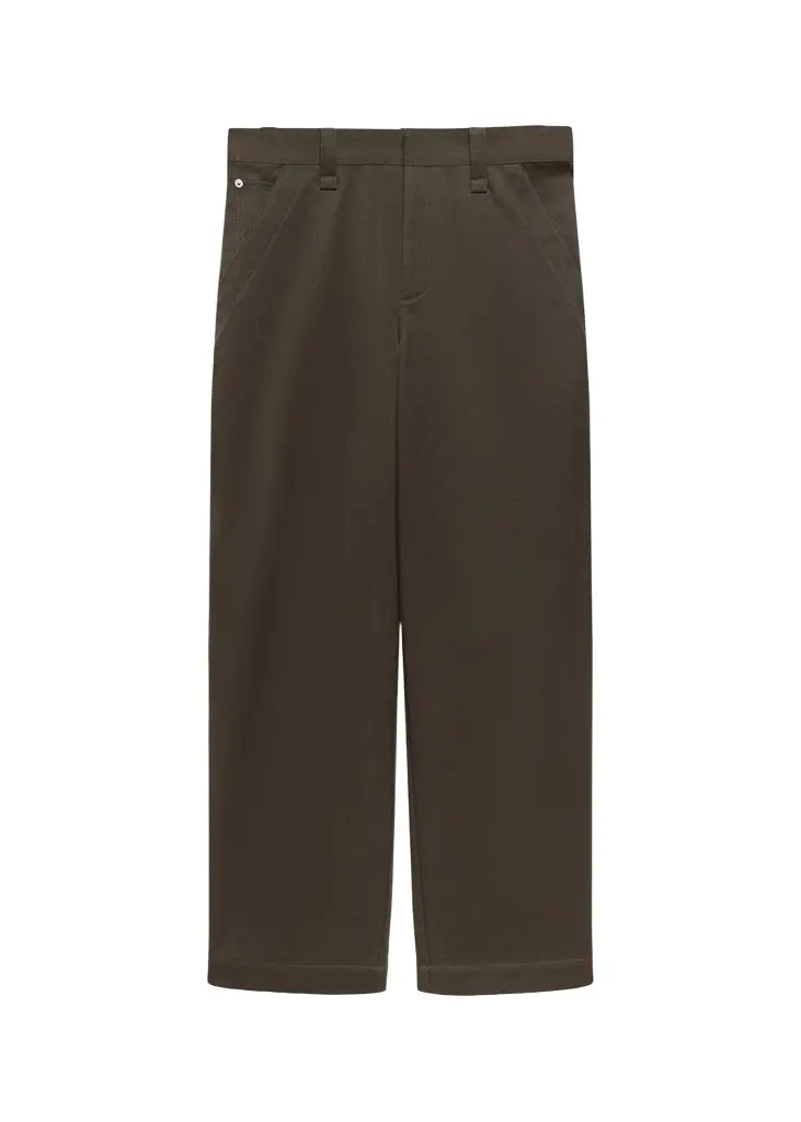 Helmut Lang Men's Flat-Front Cotton Five-Pocket Chino Pants | Image 1 Helmut Lang Men's Flat-Front Cotton Five-Pocket Chino Pants | Image 1