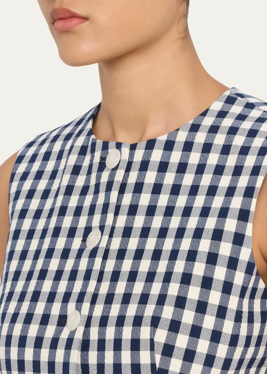 Veronica Beard Haina Gingham Shorts | Thumbnail 5
