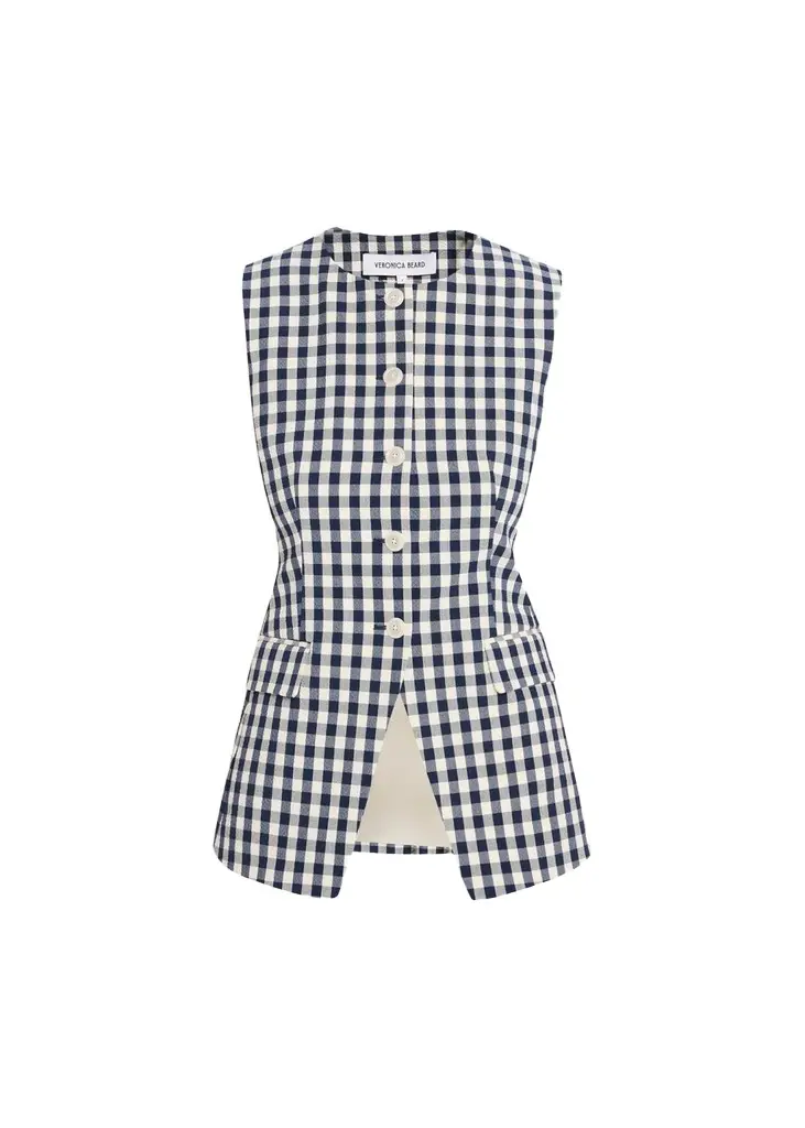 Veronica Beard Haina Gingham Shorts