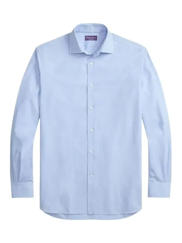 Ralph Lauren Purple Label Men's Diamond-Textured Oxford Sport Shirt