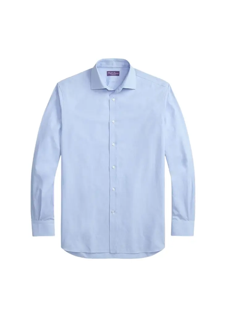 Ralph Lauren Purple Label Men's Diamond-Textured Oxford Sport Shirt