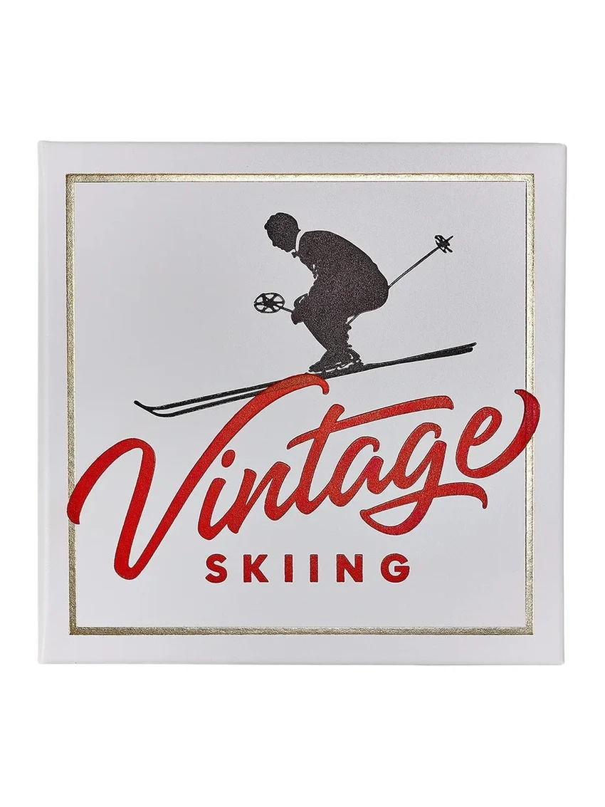 Graphic Image "Vintage Skiing: Nostalgic Images from the Golden Age of Skiing" Leather-Bound Book by Ray Atkeson