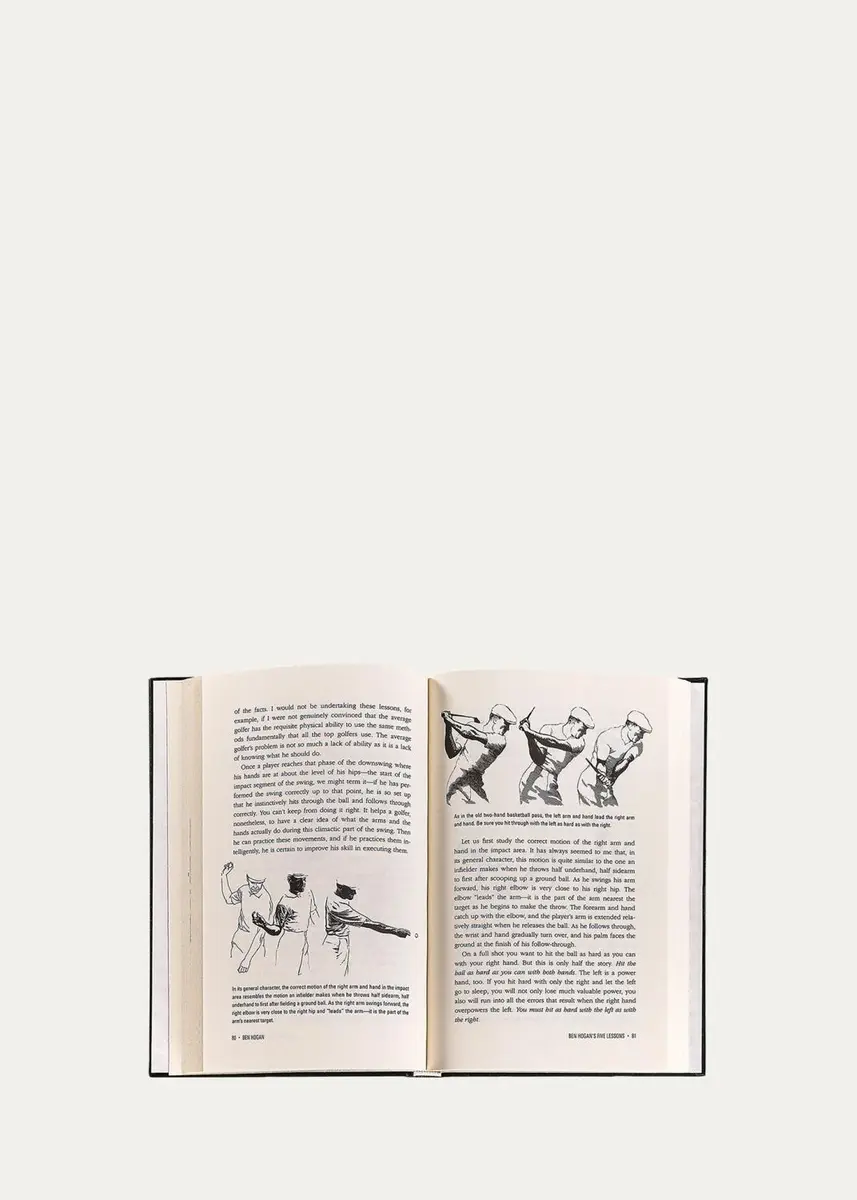 Graphic Image "Ben Hogan's Five Lessons: The Modern Fundamentals of Golf (Definitive Edition)" Leather-Bound Book | Thumbnail 5 Graphic Image "Ben Hogan's Five Lessons: The Modern Fundamentals of Golf (Definitive Edition)" Leather-Bound Book | Thumbnail 5