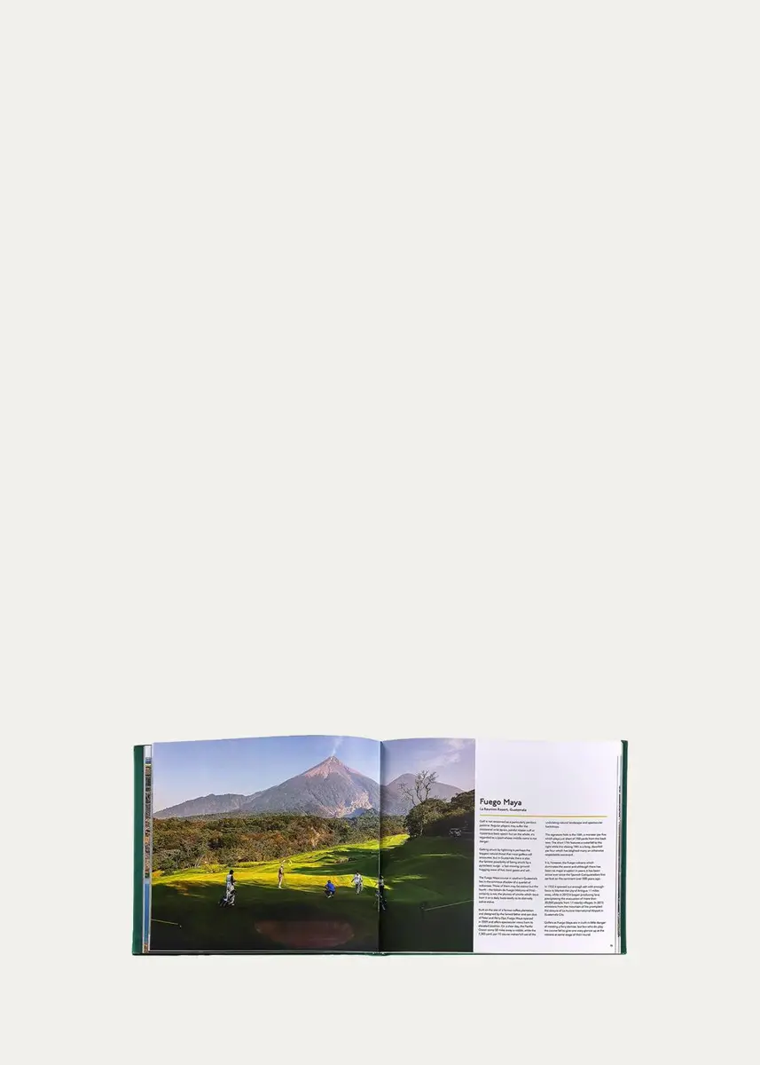 Graphic Image "Remarkable Golf Courses: The Illustrated Guide to the World's Most Wonderful Golf Courses" Leather-Bound Book by Iain Spragg | Thumbnail 4