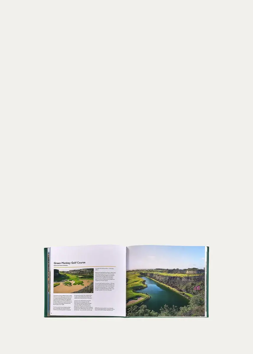Graphic Image "Remarkable Golf Courses: The Illustrated Guide to the World's Most Wonderful Golf Courses" Leather-Bound Book by Iain Spragg | Thumbnail 5