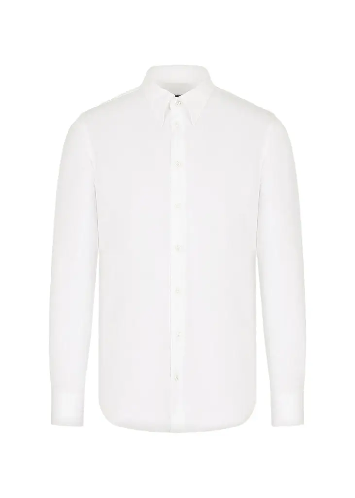 Giorgio Armani Men's Cotton Jersey Sport Shirt